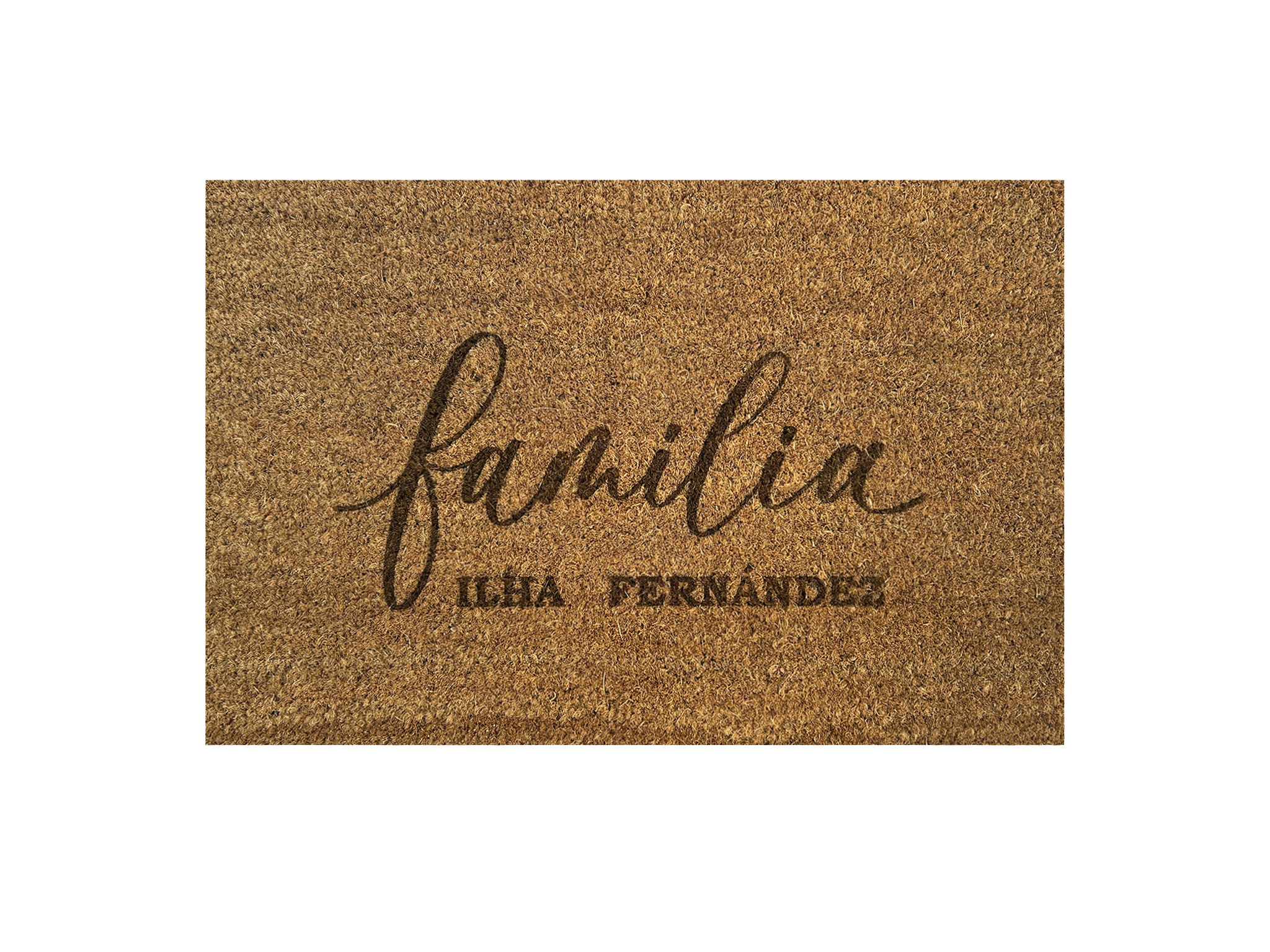 Felpudo familia personalizado